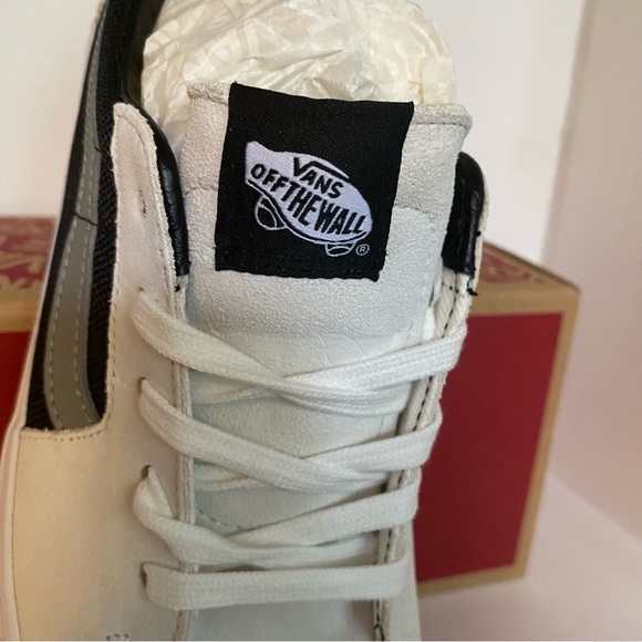 NEW VANS SK8 LOW UNISEX WHITE BLACK M 9.0 W 10.5 - Picture 6 of 9